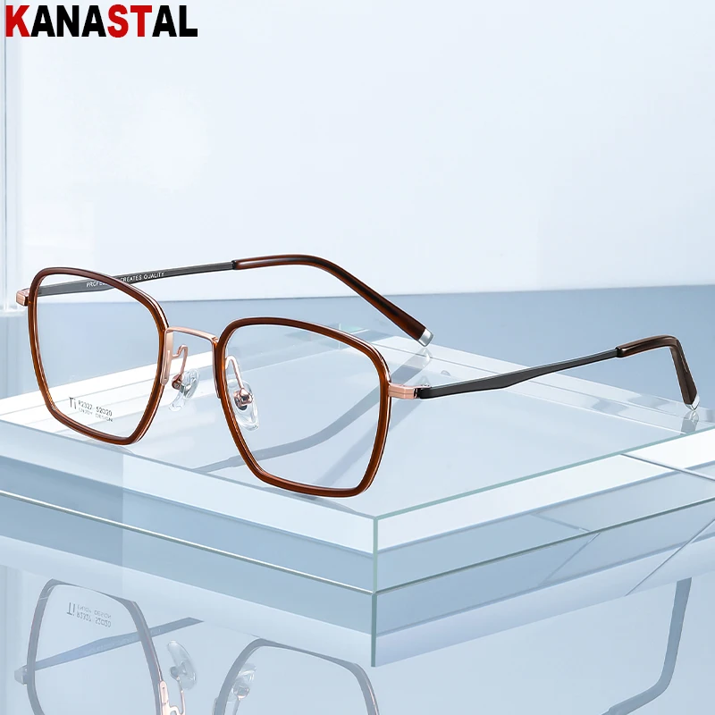 Women Pure Titanium Square Eyeglasses Frame Fashion Men Eyewear Optical Blue Light Blocking Myopia Prescription Reading Glasses
Women Pure Titanium Square Eyeglasses Frame Fashion Men Eyewear Optical Blue Light Blocking Myopia Prescription Reading Glasses