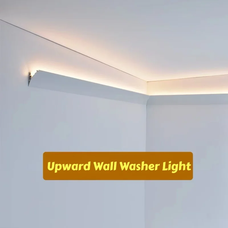 Surface Mount Linear Gypsum Wall Washer Light Ceiling Up Glow Aluminum Profile LED Strip For Living Bedroom Ambient Lighting
Surface Mount Linear Gypsum Wall Washer Light Ceiling Up Glow Aluminum Profile LED Strip For Living Bedroom Ambient Lighting