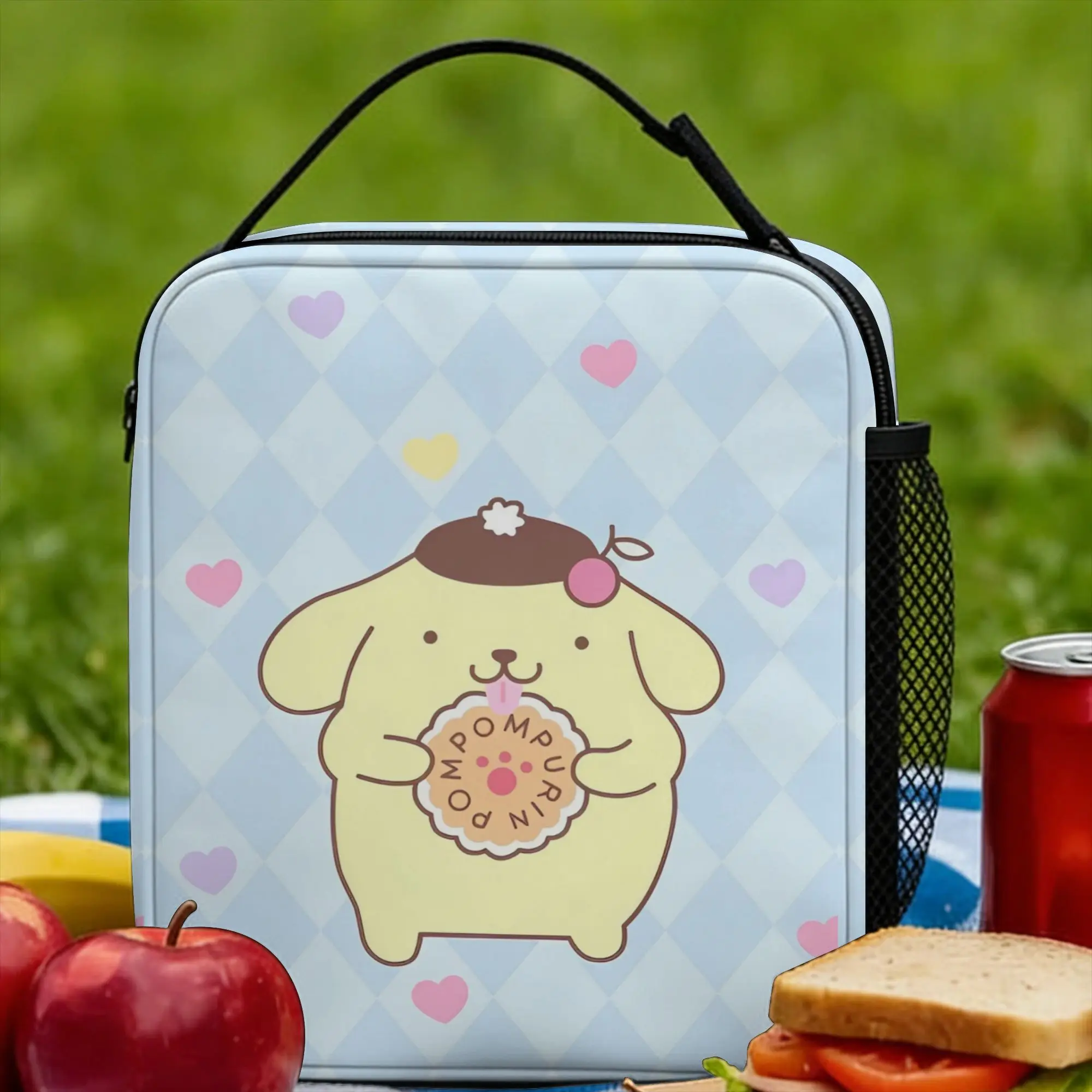 Термосумка для обедов Pom Pom Purin: портативный контейнер для еды, сумка-холодильник, ланч-бокс для школы и путешествий, сумка для бенто
Термосумка для обедов Pom Pom Purin: портативный контейнер для еды, сумка-холодильник, ланч-бокс для школы и путешествий, сумка для бенто