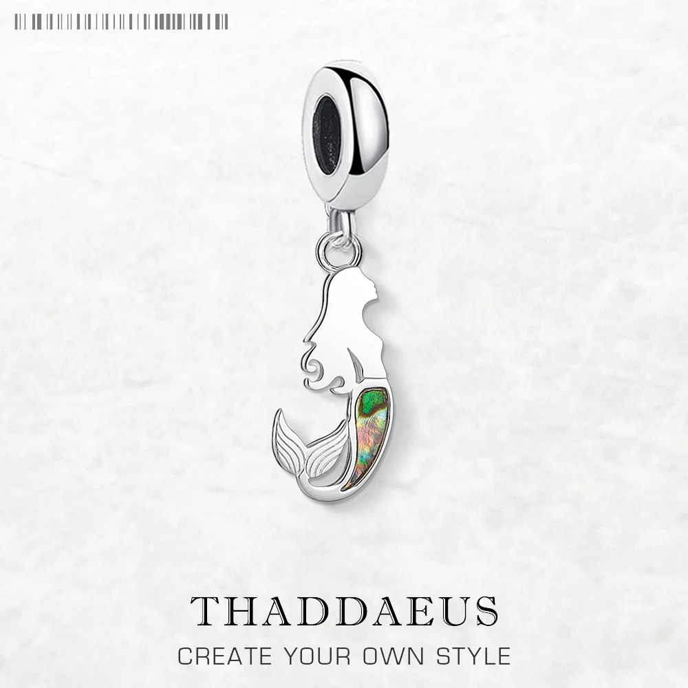 New Mermaid Pendant Dangle Charm 925 Sterling Silver Fashion Jewelry For Woman Romantic Gift
New Mermaid Pendant Dangle Charm 925 Sterling Silver Fashion Jewelry For Woman Romantic Gift