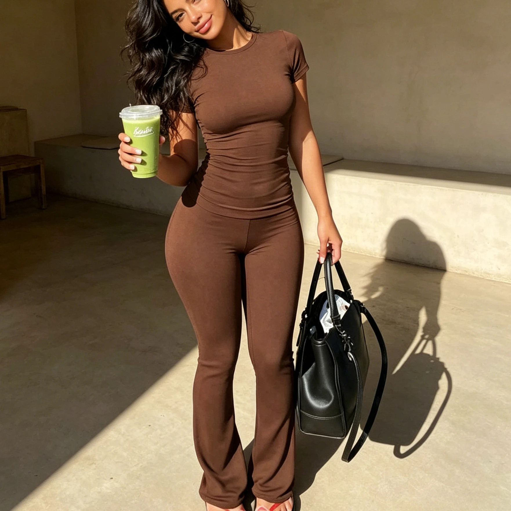 Pant Set Women Two Piece Sets Round Neck Short Sleeve Tops Solid Long Pants Elastic Waist Y2k Streetwear Elegant Slim Fit Spring
Pant Set Women Two Piece Sets Round Neck Short Sleeve Tops Solid Long Pants Elastic Waist Y2k Streetwear Elegant Slim Fit Spring