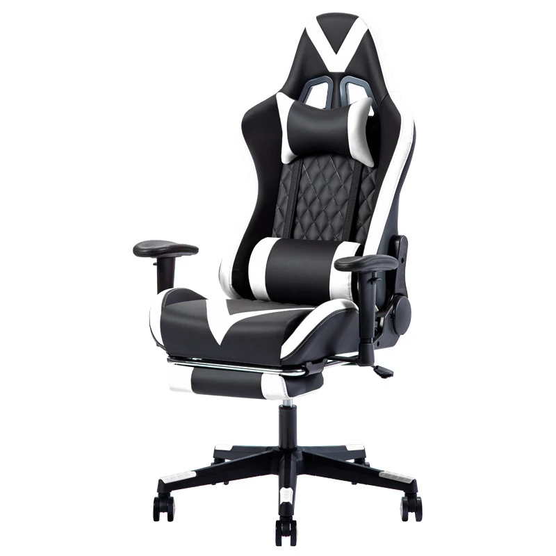 comfortable custom anji pu leather reclining PC computer chair silla gamers racing gaming chair with footrest
comfortable custom anji pu leather reclining PC computer chair silla gamers racing gaming chair with footrest