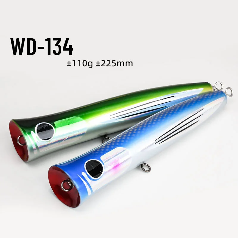 22.5cm 110g Floating Wooden Lure Casting Bait Tuna GT Giant Trevally Mackerel Sea Fish Artificial Hard Crankbait for Saltwater
22.5cm 110g Floating Wooden Lure Casting Bait Tuna GT Giant Trevally Mackerel Sea Fish Artificial Hard Crankbait for Saltwater