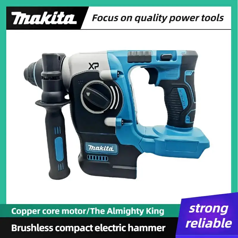 Makita Electric Cordless Brushless Hammer Drill Rechargeable Rotary Hammer Drilling and Chiseling High torque power Tool
Makita Electric Cordless Brushless Hammer Drill Rechargeable Rotary Hammer Drilling and Chiseling High torque power Tool