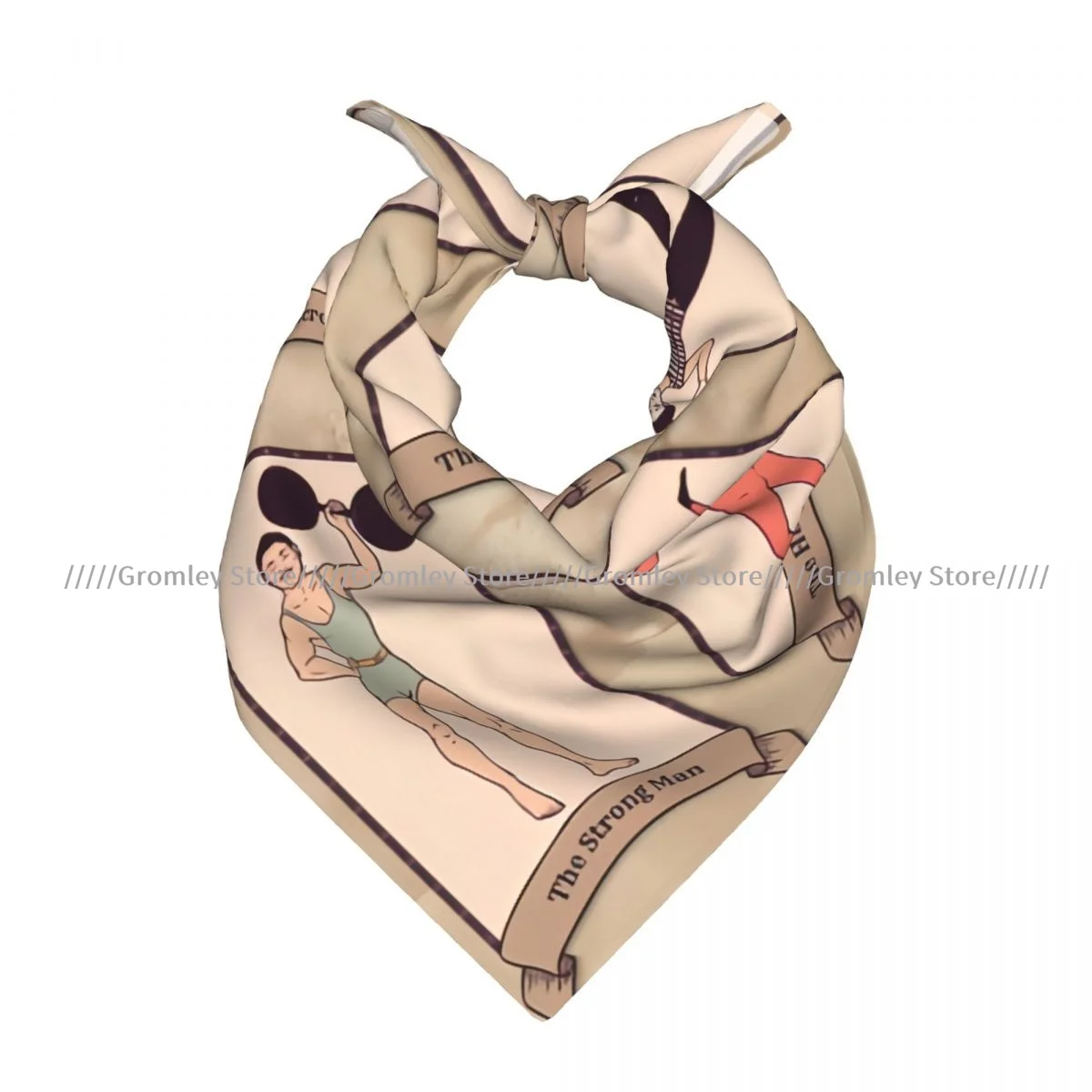 Vintage Circus Characters Acrobat Bearded Lady Gymnast Strong Man Harlequin Mime Square Scarf Soft Breathable Daily Kerchief
Vintage Circus Characters Acrobat Bearded Lady Gymnast Strong Man Harlequin Mime Square Scarf Soft Breathable Daily Kerchief