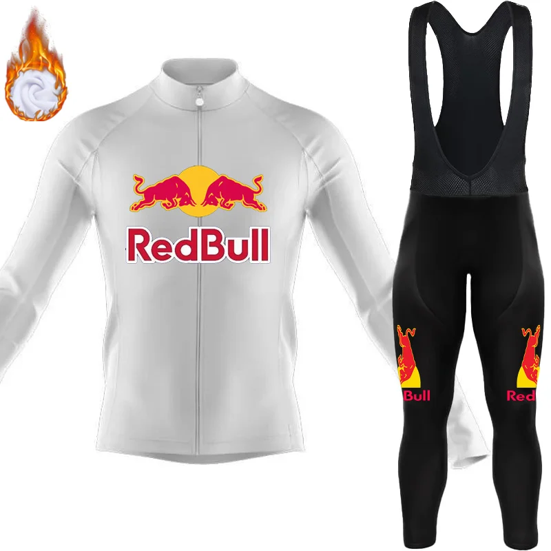 Professional Cycling Shirt Red Bull Thermal Jersey Men's Clothing 2025 Sports Set Costume Bike Winter Fleece Sportswear Bib Man
Professional Cycling Shirt Red Bull Thermal Jersey Men's Clothing 2025 Sports Set Costume Bike Winter Fleece Sportswear Bib Man
