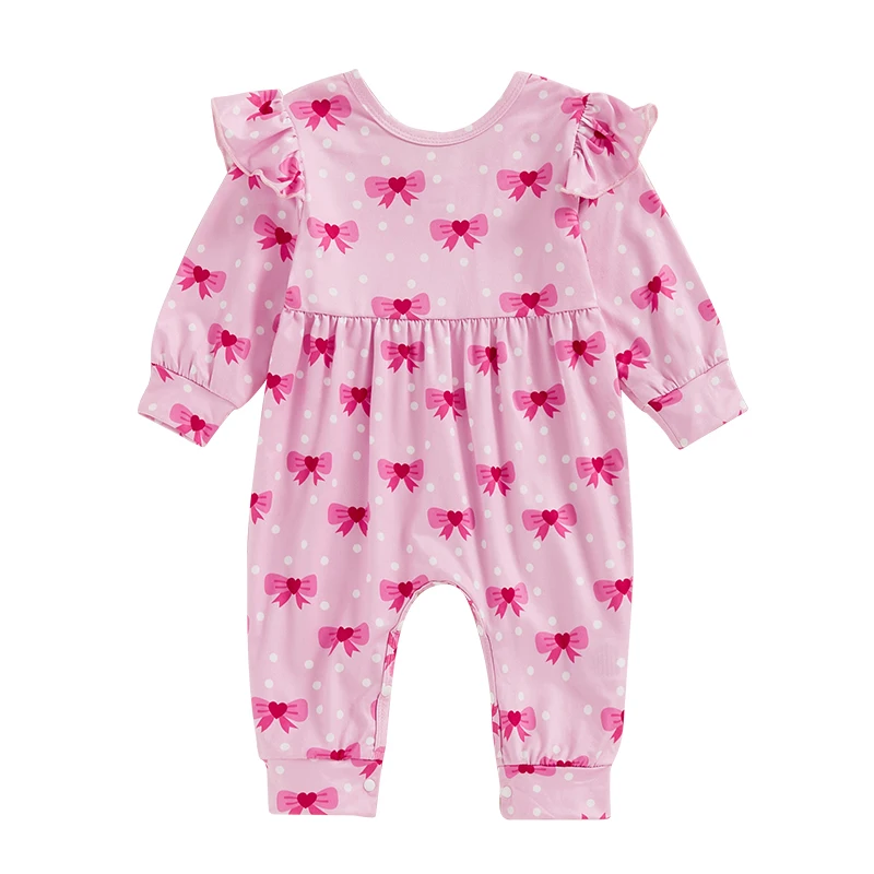 Baby Girl Valentine s Day Romper Heart Print Long Sleeve Crew Neck Full Length Jumpsuit
Baby Girl Valentine s Day Romper Heart Print Long Sleeve Crew Neck Full Length Jumpsuit