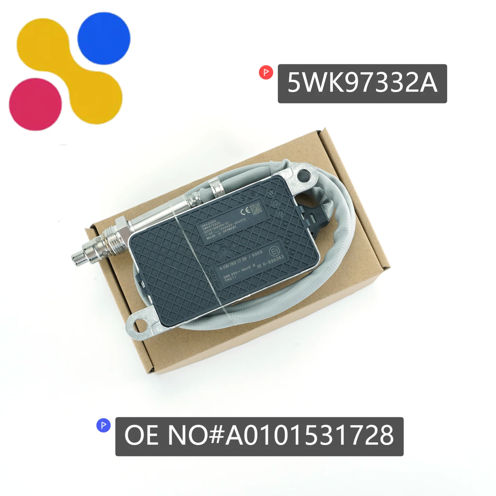 5WK97332A A0101531728 A0101530003 New Nitrogen Oxygen NOx Sensor For Mercedes Benz 24V 5wk9 7332a Car Probe Spare Parts
5WK97332A A0101531728 A0101530003 New Nitrogen Oxygen NOx Sensor For Mercedes Benz 24V 5wk9 7332a Car Probe Spare Parts