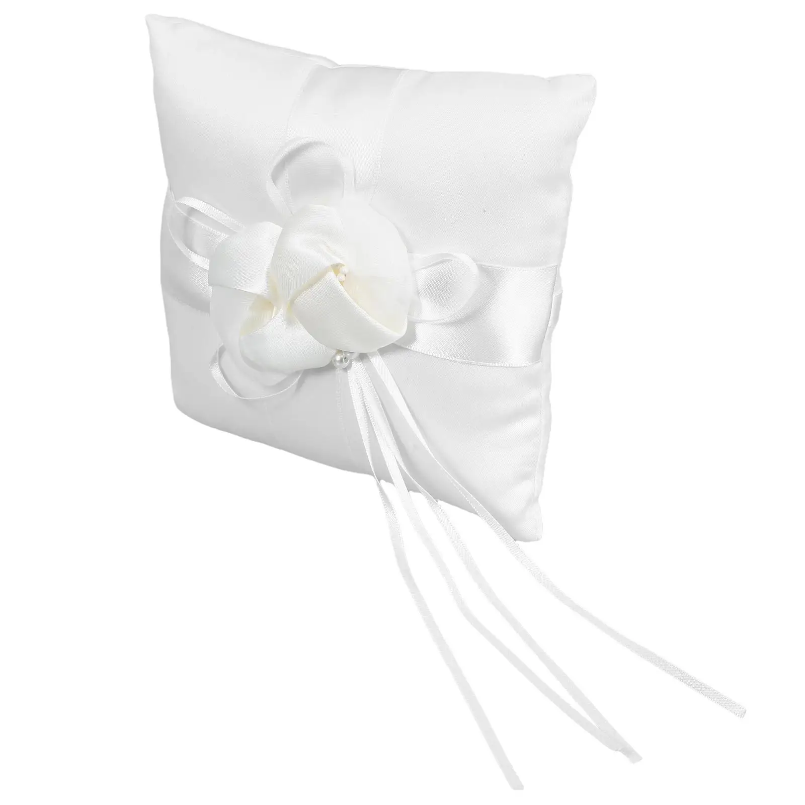 15*15cm Lovely Flower Buds & Faux Pearls Decor Bridal Wedding Ceramony Pocket Ring Pillow Cushion Bearer with Ribbons (White)
15*15cm Lovely Flower Buds & Faux Pearls Decor Bridal Wedding Ceramony Pocket Ring Pillow Cushion Bearer with Ribbons (White)