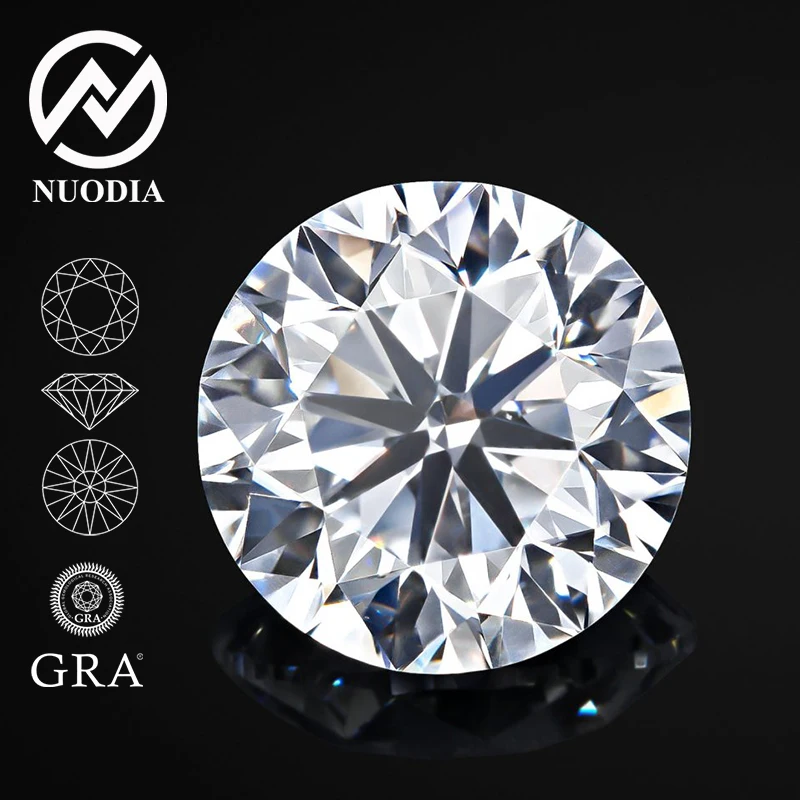 GRA Certified Super White D Color Moissanite Stone Round Cut 5.0mm to 12.0mm VVS1 Pass Diamond Tester with Certificate
GRA Certified Super White D Color Moissanite Stone Round Cut 5.0mm to 12.0mm VVS1 Pass Diamond Tester with Certificate
