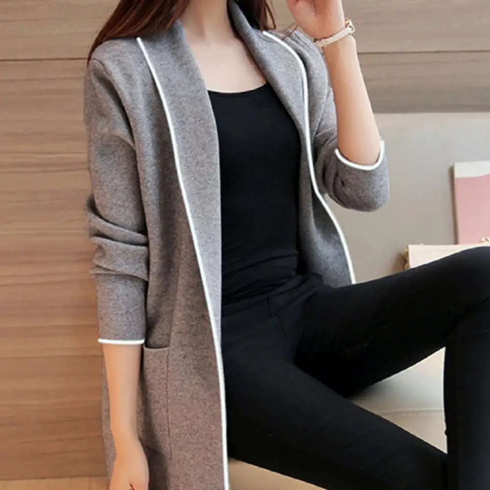 Women Winter Coat Fleece Lining Long Sleeves Cardigan Warm Coat Temperament Casual Elegant Autumn Coat Female Autumn Jacket
Women Winter Coat Fleece Lining Long Sleeves Cardigan Warm Coat Temperament Casual Elegant Autumn Coat Female Autumn Jacket
