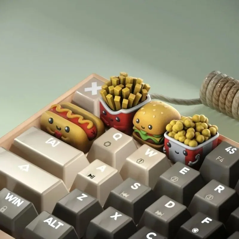 Foodies Essential Gourmet Keycaps 3D Styling Personalized Creative Universal Mechanical Keyboard Decor
Foodies Essential Gourmet Keycaps 3D Styling Personalized Creative Universal Mechanical Keyboard Decor