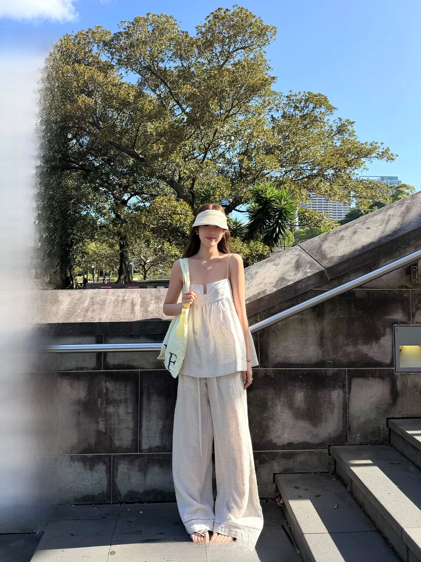 Ranwear Exclusive Holiday Lisbon Linen Strap Wide Leg Pants Vest Skirt Set Women's Fashion Summer Outfit Casual Commute Style
Ranwear Exclusive Holiday Lisbon Linen Strap Wide Leg Pants Vest Skirt Set Women's Fashion Summer Outfit Casual Commute Style