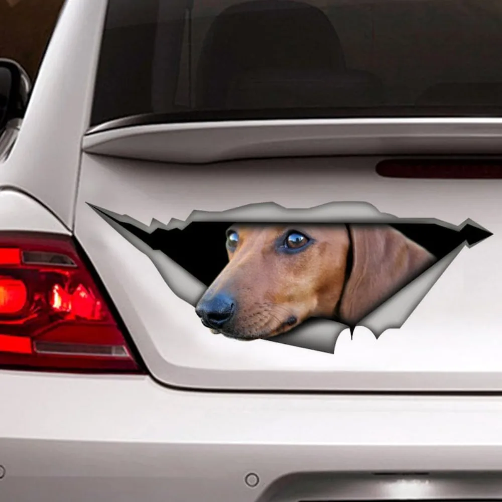 1Pcs 3D Torn Paper Dachshund Vinyl Sticker Waterproof Pet Dog Decal for Car Trunk Bumper Decor
1Pcs 3D Torn Paper Dachshund Vinyl Sticker Waterproof Pet Dog Decal for Car Trunk Bumper Decor