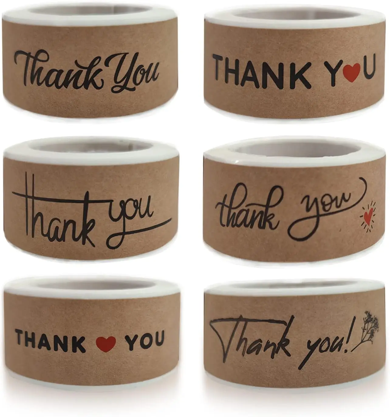 720 PCS 1x3 Inch Thank You Stickers - Kraft Paper Rectangle Labels for Gifts, Business, Wedding, Party Decor
720 PCS 1x3 Inch Thank You Stickers - Kraft Paper Rectangle Labels for Gifts, Business, Wedding, Party Decor