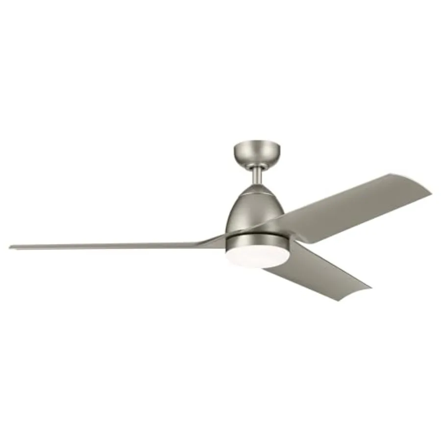 Fit 54 in Modern Ceiling Fan with Light, 3 Blade Indoor Outdoor Fan with CCT Selectable LED Module, Satin Etched Cased Opal Gla
Fit 54 in Modern Ceiling Fan with Light, 3 Blade Indoor Outdoor Fan with CCT Selectable LED Module, Satin Etched Cased Opal Gla