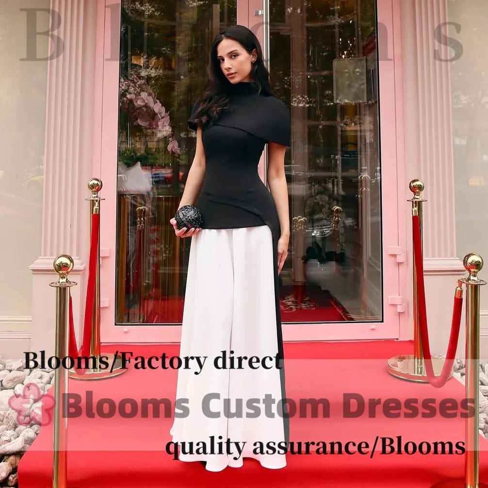 Customized Black White Wrap Evening Dresses for Wedding Guest Vintage Draped Formal Party Gown Plus Size
Customized Black White Wrap Evening Dresses for Wedding Guest Vintage Draped Formal Party Gown Plus Size