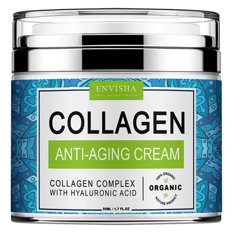 Face Cream Collagen Hyaluronic Acid Skin Tightening Care Moisturizing Smooth Fade Fine Lines Improve Dullness Brightening
