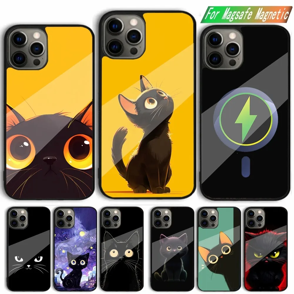Cute Black Cat Art Anime Phone Case For iPhone 15,14,13,12,11,Plus,Pro,Max Mini Magsafe Magnetic Wireless Charging
Cute Black Cat Art Anime Phone Case For iPhone 15,14,13,12,11,Plus,Pro,Max Mini Magsafe Magnetic Wireless Charging