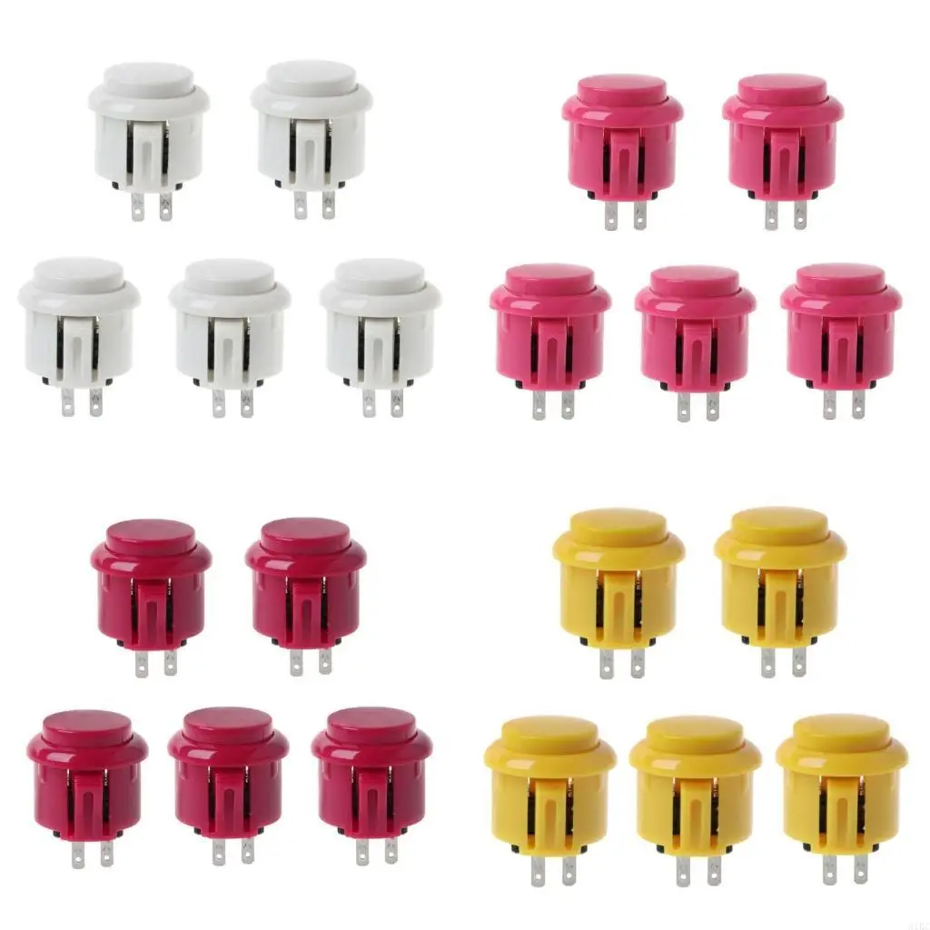 Upgraded 24mm Arcade Game Round Button for Jamma Mame,5 Pcs/set
Upgraded 24mm Arcade Game Round Button for Jamma Mame,5 Pcs/set