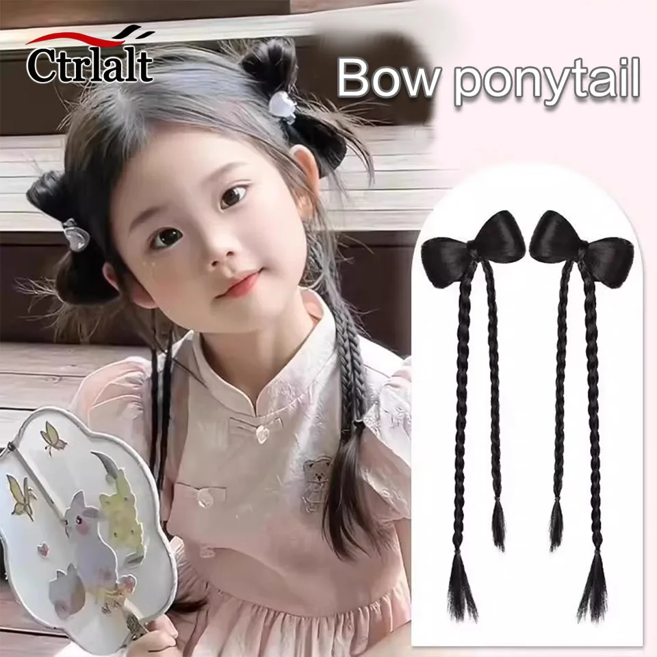Hair Bow Half-tied High Ponytail Synthetic Wig Braid Claw Clip on Hair Tail Extension Hair Bun Twist Braid Ponytail for Girl
Hair Bow Half-tied High Ponytail Synthetic Wig Braid Claw Clip on Hair Tail Extension Hair Bun Twist Braid Ponytail for Girl