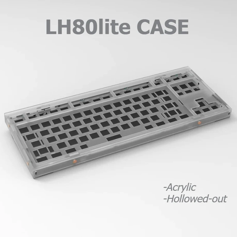LH80lite акриловый чехол для клавиатуры, полый корпус механической клавиатуры для Suit80, чехол с магнитной быстросъемной верхней крышкой
LH80lite акриловый чехол для клавиатуры, полый корпус механической клавиатуры для Suit80, чехол с магнитной быстросъемной верхней крышкой