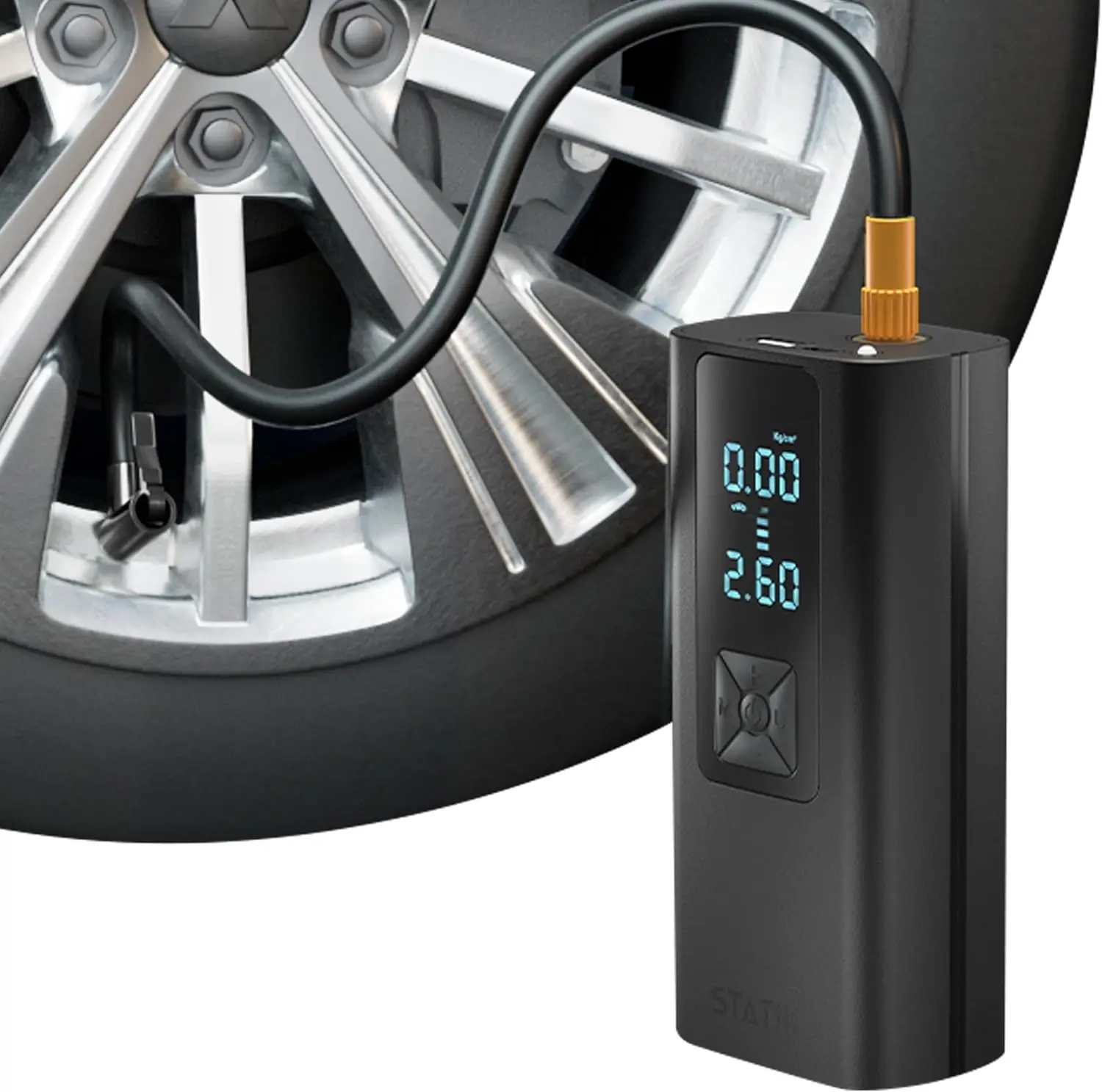 Портативный воздушный компрессор - 150 фунтов на квадратный дюйм, электрический насос для шин, шариков, велосипедов, надувных изделий, аварийный комплект с фонариком
Портативный воздушный компрессор - 150 фунтов на квадратный дюйм, электрический насос для шин, шариков, велосипедов, надувных изделий, аварийный комплект с фонариком