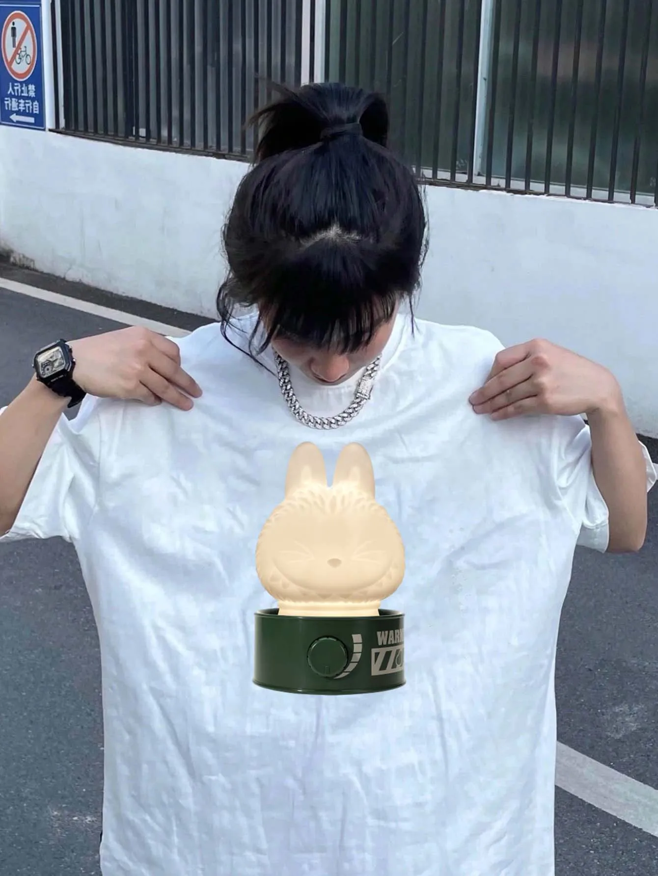 “Bulala Bunny Lamp: Glowing, green - based, cute - decor design for Bulala T - shirts.”
“Bulala Bunny Lamp: Glowing, green - based, cute - decor design for Bulala T - shirts.”