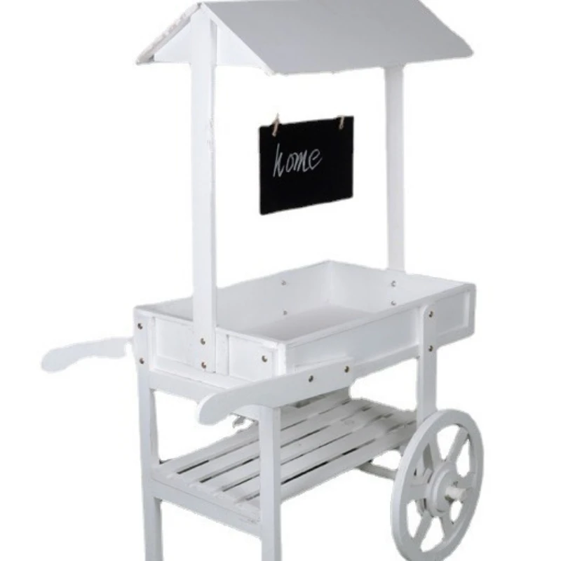 Pastoral creative home soft decoration wooden trolley shelf balcony flower stand floor milk tea shop decoration
Pastoral creative home soft decoration wooden trolley shelf balcony flower stand floor milk tea shop decoration