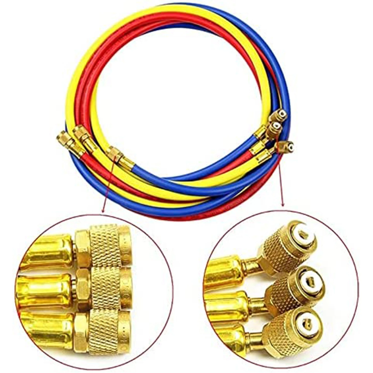 Латунные гайки с резьбой SAE 1/4 дюйма, 3 цвета, 60 дюймов (800-4000) PSI, автомобильный шланг для кондиционирования воздуха, охлаждения R12 R22
Латунные гайки с резьбой SAE 1/4 дюйма, 3 цвета, 60 дюймов (800-4000) PSI, автомобильный шланг для кондиционирования воздуха, охлаждения R12 R22