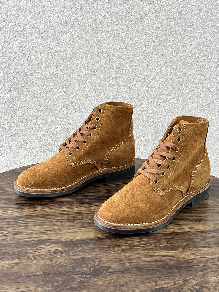 Light Brown Desert Boots Men's Vintage Style Leather Upgraded Craftwear Resistant Low Heel round Toe Short Tube Boots
Light Brown Desert Boots Men's Vintage Style Leather Upgraded Craftwear Resistant Low Heel round Toe Short Tube Boots