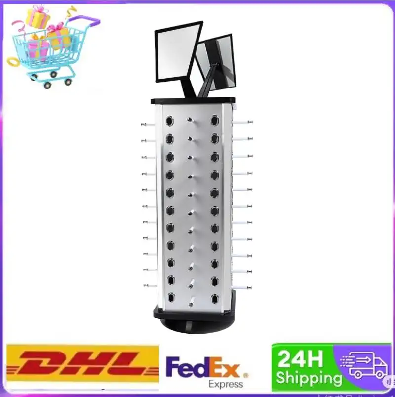44 Pairs Rotating Eyeglasses Display Stand Sunglass Stand Rotating Retail Rotating Optical Frame Display Case Showcase for Shops
44 Pairs Rotating Eyeglasses Display Stand Sunglass Stand Rotating Retail Rotating Optical Frame Display Case Showcase for Shops