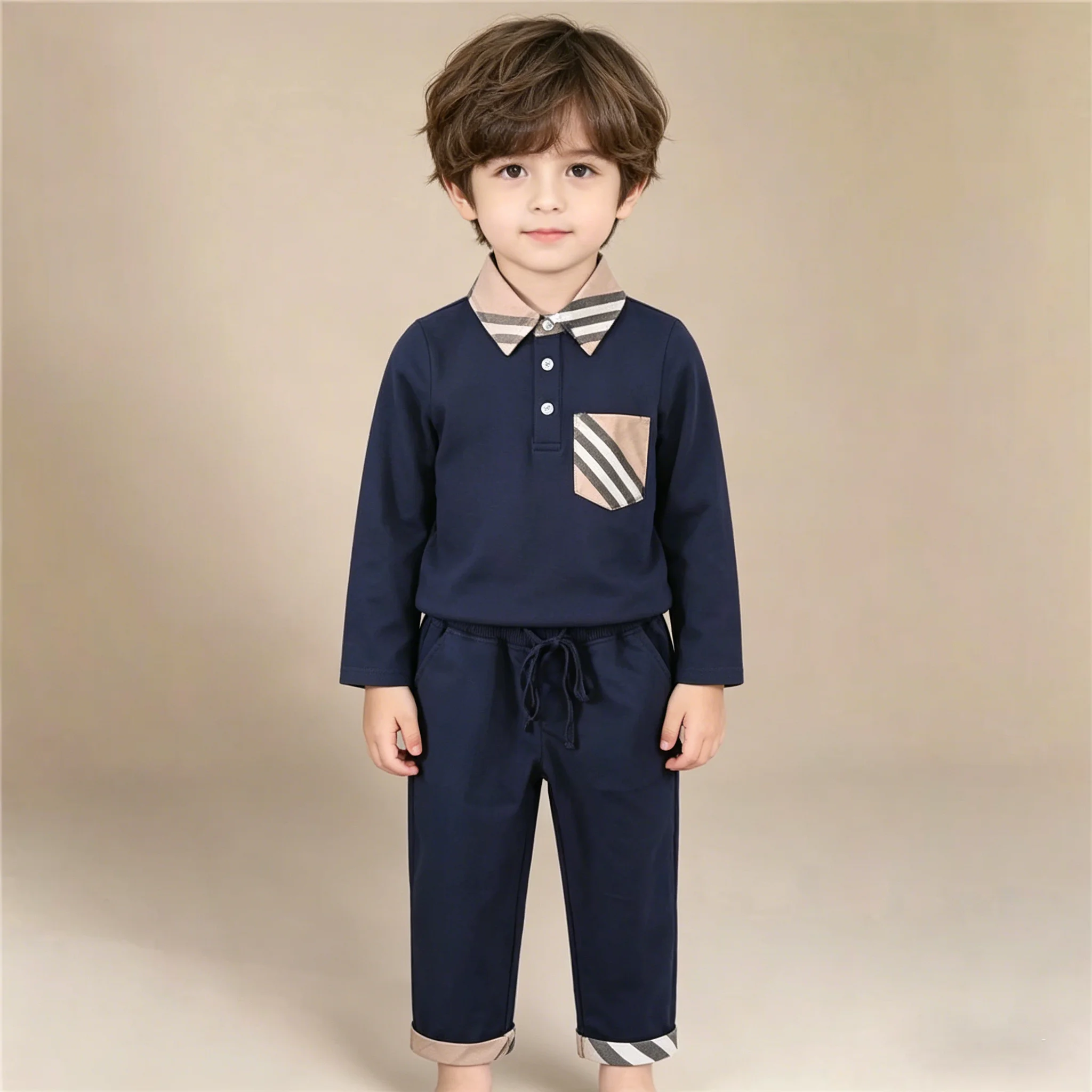Boys Shirt 2026 Spring Autumn Kids Cotton Clothes Casual Children Turn-down Collar Long Sleeves Polo Clothing Boys Long Pants
Boys Shirt 2026 Spring Autumn Kids Cotton Clothes Casual Children Turn-down Collar Long Sleeves Polo Clothing Boys Long Pants