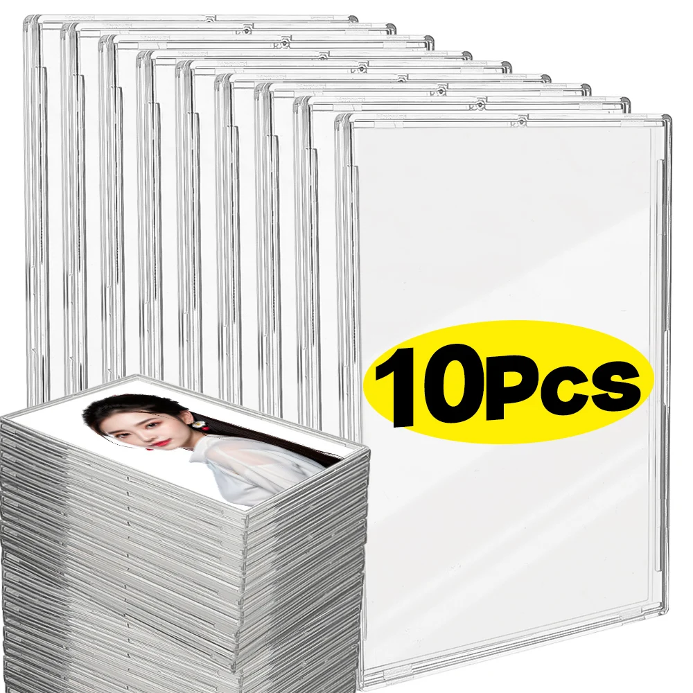Thickened Clear Acrylic Card Holder Kpop Idol Photo Protective Sleeves Transparent Gaming Trading Card Display Case Not Magnetic
Thickened Clear Acrylic Card Holder Kpop Idol Photo Protective Sleeves Transparent Gaming Trading Card Display Case Not Magnetic