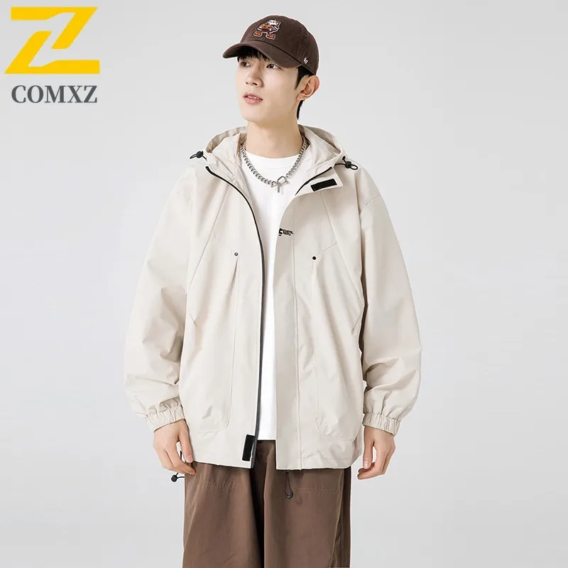 COMXZ Мужская куртка с капюшоном для приключений на открытом воздухе Прочная мотоциклетная куртка Высокая мода Водонепроницаемая ветрозащитная мужская одежда для приключений
COMXZ Мужская куртка с капюшоном для приключений на открытом воздухе Прочная мотоциклетная куртка Высокая мода Водонепроницаемая ветрозащитная мужская одежда для приключений