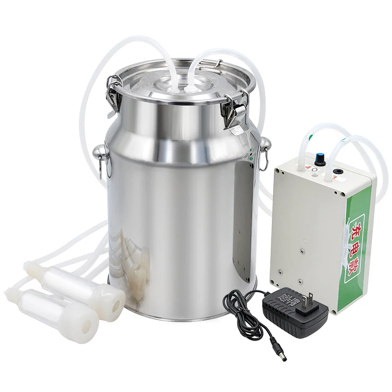 Small Household 10L Rechargeable Pulsating Speed Adjustable Animal Milk Machine Dairy Farm Cow Sheep Goat Milk Machine
Small Household 10L Rechargeable Pulsating Speed Adjustable Animal Milk Machine Dairy Farm Cow Sheep Goat Milk Machine