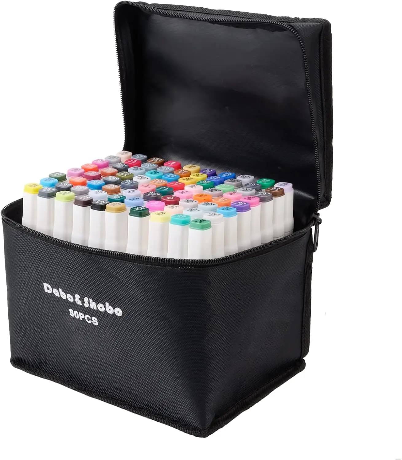 80 Colors Alcohol Markers, Dual Tip Fine & Chisel for Adult Coloring and Sketching with Carry Bag
80 Colors Alcohol Markers, Dual Tip Fine & Chisel for Adult Coloring and Sketching with Carry Bag