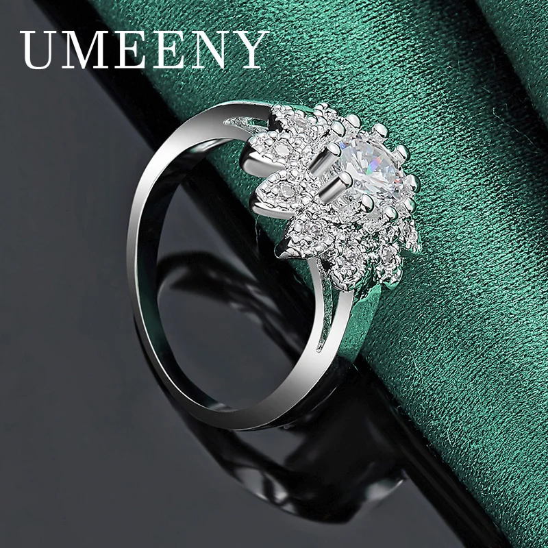 Simple 925 Sterling Silver 7/8/9/10 Exquisite Flower Zircon Ring Women Charm Jewelry Fashion Gift Wedding
Simple 925 Sterling Silver 7/8/9/10 Exquisite Flower Zircon Ring Women Charm Jewelry Fashion Gift Wedding