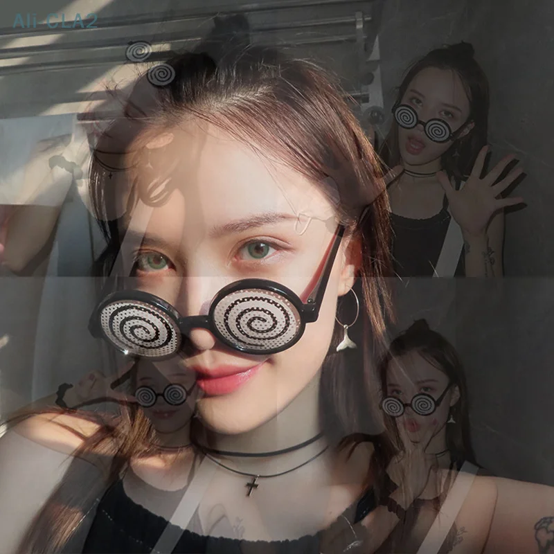 New Cosplay Glasses Vertigo Pattern Funny Decorative Glasses Anime Dizzy Eyeglasses Birthday Party Photo Props
New Cosplay Glasses Vertigo Pattern Funny Decorative Glasses Anime Dizzy Eyeglasses Birthday Party Photo Props