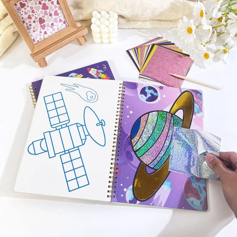 Paper Montessori Drawing Toy Puzzle Art Learning Transfer Painting Toys Educational Foil Arts DIY Stickers Drawing Book
Paper Montessori Drawing Toy Puzzle Art Learning Transfer Painting Toys Educational Foil Arts DIY Stickers Drawing Book