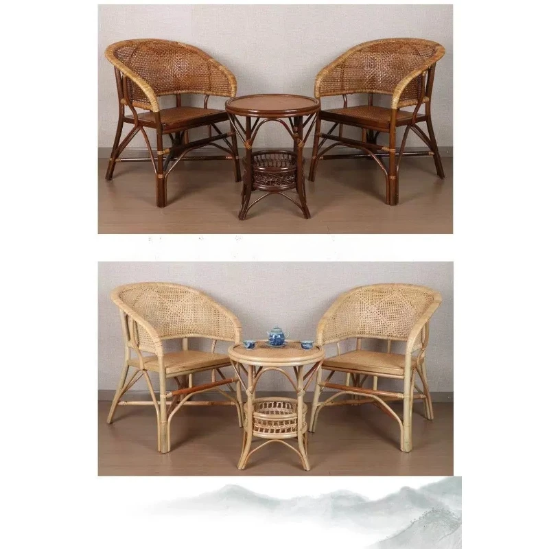 Vintage rattan chair hand-woven brown rope traditional back chair home balcony leisure
Vintage rattan chair hand-woven brown rope traditional back chair home balcony leisure
