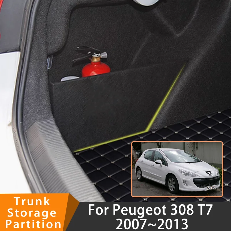 Auto Accessories For Peugeot 308 T7 2007~2013 2010 2012 MK1 Car Organizer Trunk Side Partition Trunk Interior Storage Box Parts
Auto Accessories For Peugeot 308 T7 2007~2013 2010 2012 MK1 Car Organizer Trunk Side Partition Trunk Interior Storage Box Parts