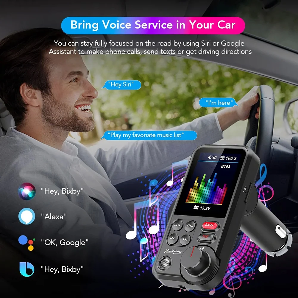 1,8-дюймовый Bluetooth-совместимый FM-передатчик, модулятор, громкая связь, автомобильный радиоприемник QC3.0, зарядка, автомобильный комплект громкой связи, адаптер автомобильного зарядного устройства
1,8-дюймовый Bluetooth-совместимый FM-передатчик, модулятор, громкая связь, автомобильный радиоприемник QC3.0, зарядка, автомобильный комплект громкой связи, адаптер автомобильного зарядного устройства