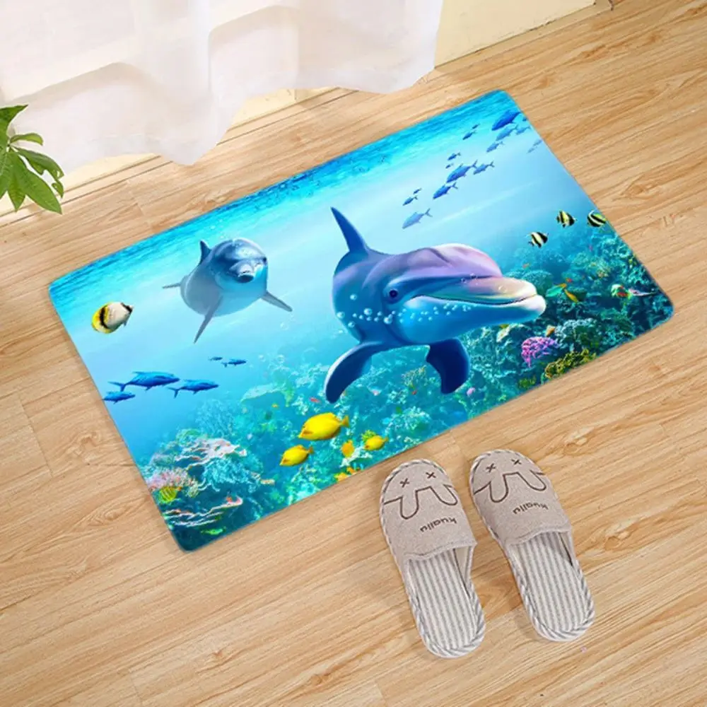 VIKAMA Fun Ocean-Themed Non-Slip Doormat Starfish, Shark, and Marine Animal Patterns Entranceway, Kitchen, Home Decor Rug
VIKAMA Fun Ocean-Themed Non-Slip Doormat Starfish, Shark, and Marine Animal Patterns Entranceway, Kitchen, Home Decor Rug