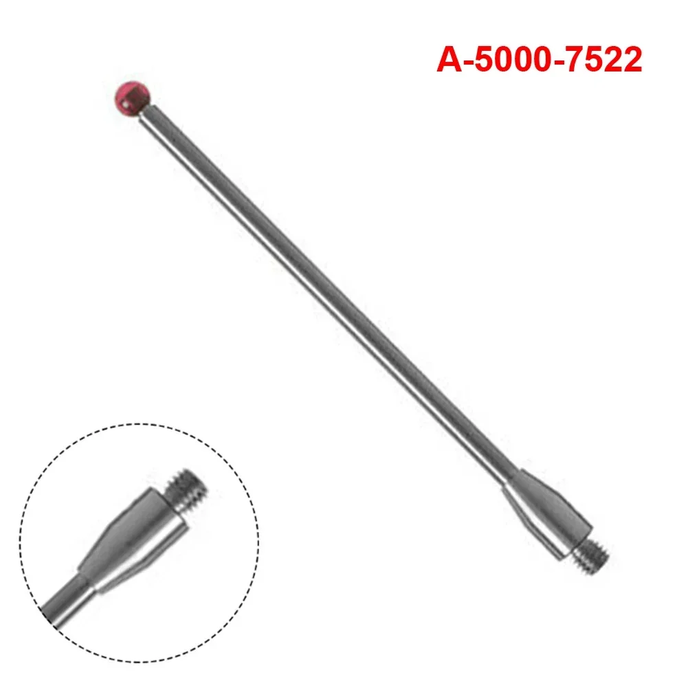 M4 Thread 5mm Rubies Ball Stainless Steel Rod L100mm For CMM Styli A-5000-7522 Probe CMM Tool Accessories
M4 Thread 5mm Rubies Ball Stainless Steel Rod L100mm For CMM Styli A-5000-7522 Probe CMM Tool Accessories