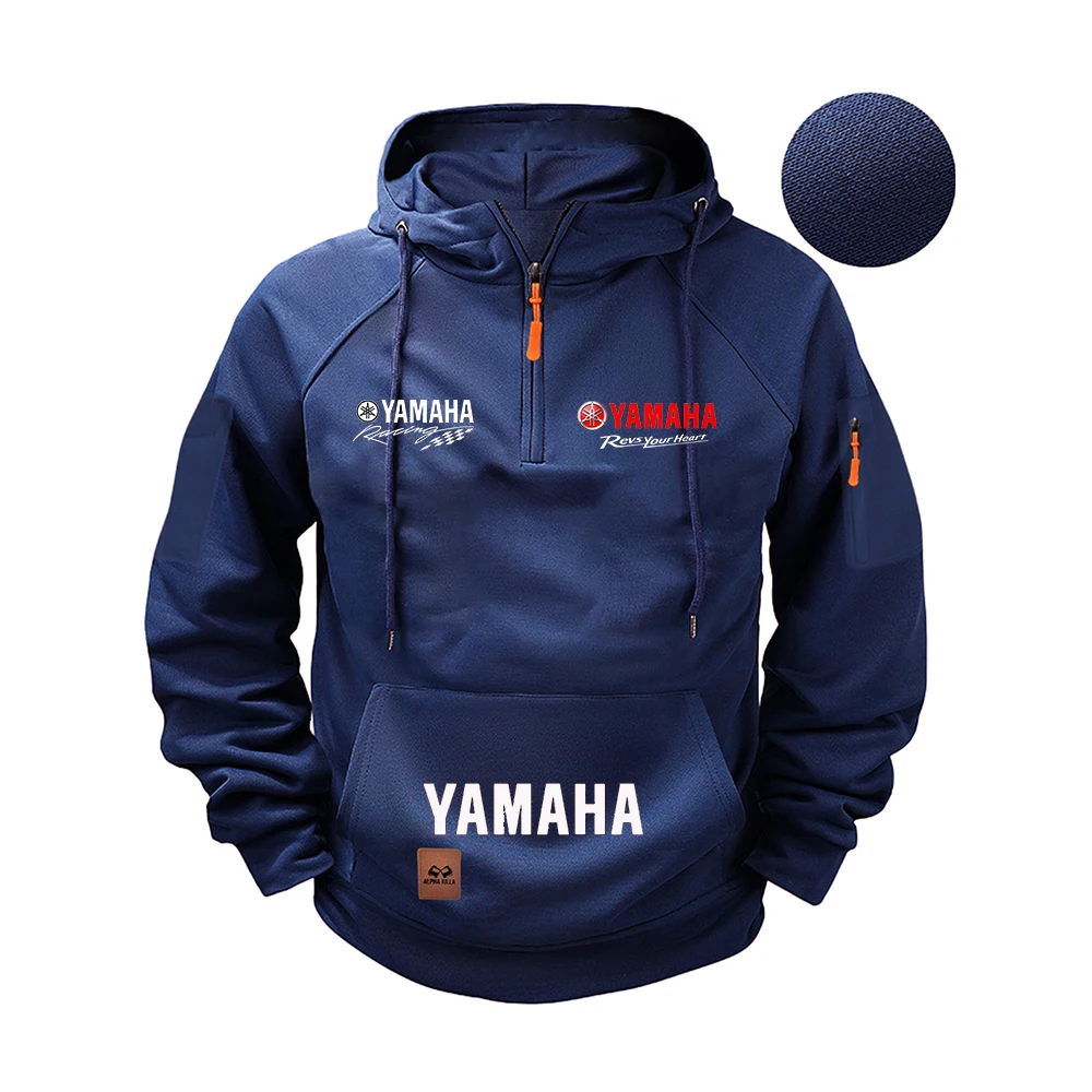 2025 Yamaha Autumn and Winter Men's Hooded Shirt, fashionable and casual sports style, vintage Harajuku style, long sleeves, zip
2025 Yamaha Autumn and Winter Men's Hooded Shirt, fashionable and casual sports style, vintage Harajuku style, long sleeves, zip