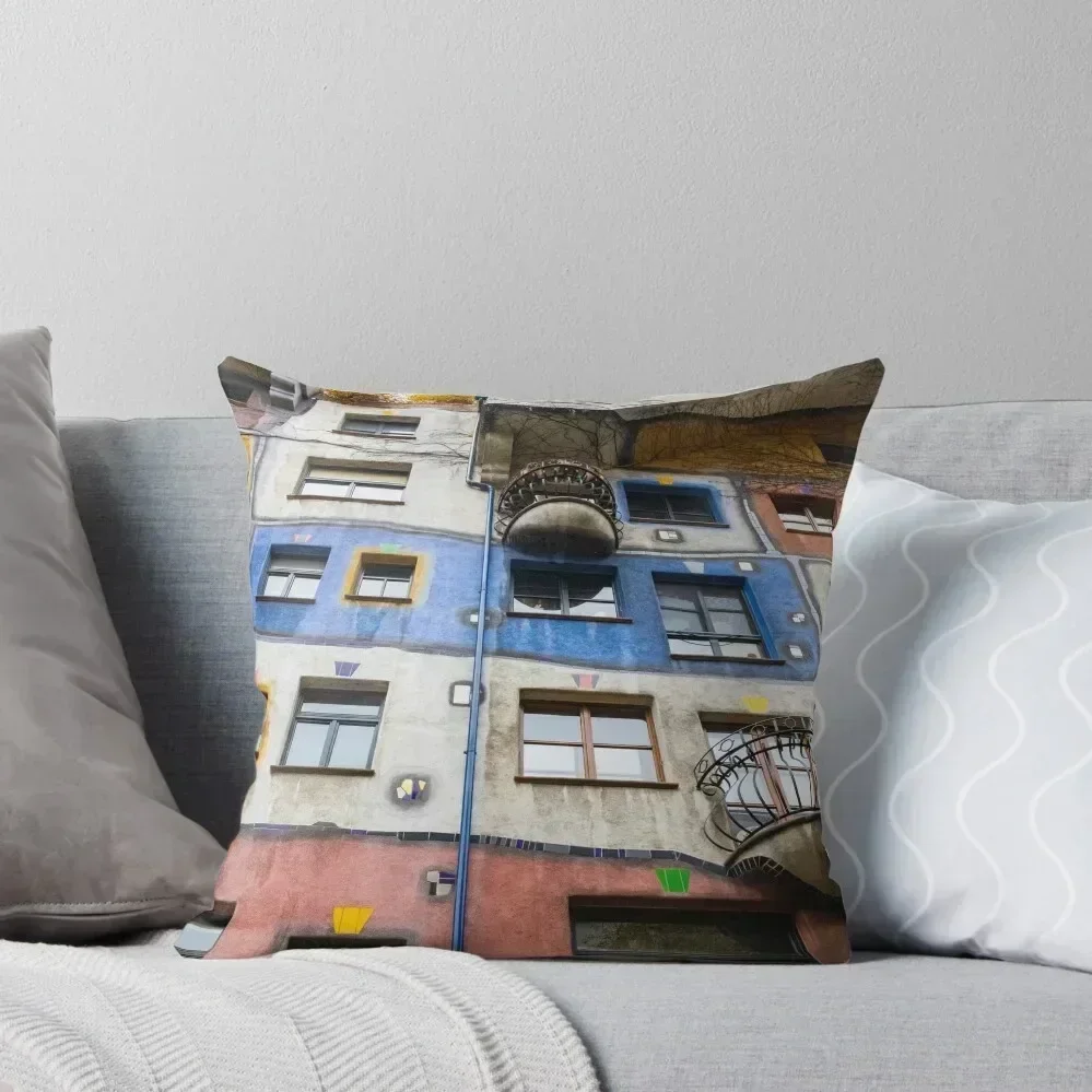 Hundertwasser house in Vienna Throw Pillow Cushion Cover Luxury Decorative Cushion Cover pillow
Hundertwasser house in Vienna Throw Pillow Cushion Cover Luxury Decorative Cushion Cover pillow