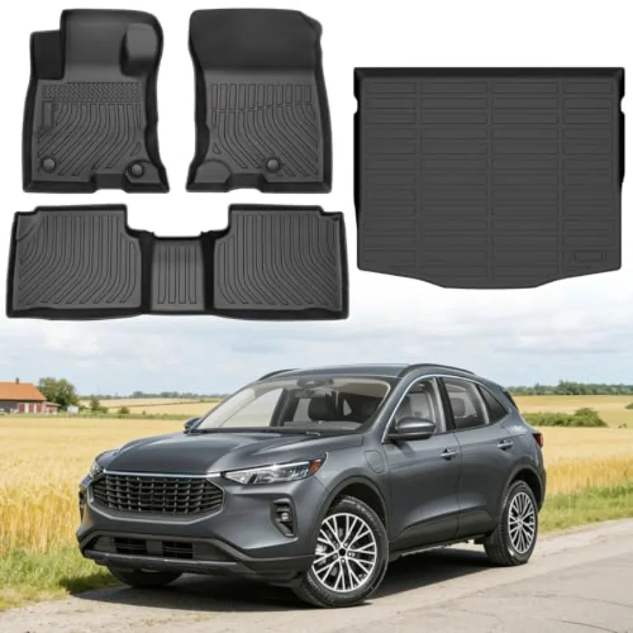 Floor Mats for Ford Escape Hybrid Plug-in Hybrid 2020-2026 Not for Gas Custom Fit Heavy Duty TPE All Weather Protection Waterpr
Floor Mats for Ford Escape Hybrid Plug-in Hybrid 2020-2026 Not for Gas Custom Fit Heavy Duty TPE All Weather Protection Waterpr