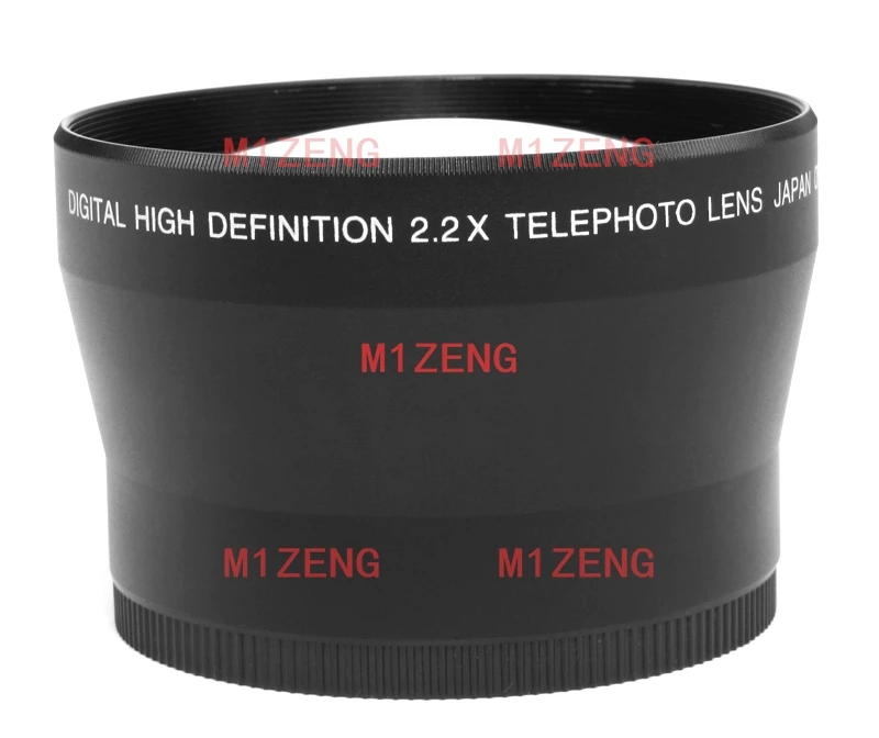 Телеобъектив 2.2x 67 мм для цифровых зеркальных камер Canon/Nikon с креплением 67 мм
Телеобъектив 2.2x 67 мм для цифровых зеркальных камер Canon/Nikon с креплением 67 мм