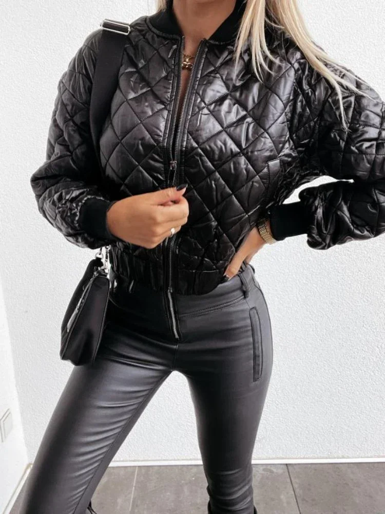 New Autumn Winter Women's Tops Solid Color Short Zipper Jackets, Cotton Jackets, Fashionable and Casual Jackets for Women Coat
New Autumn Winter Women's Tops Solid Color Short Zipper Jackets, Cotton Jackets, Fashionable and Casual Jackets for Women Coat